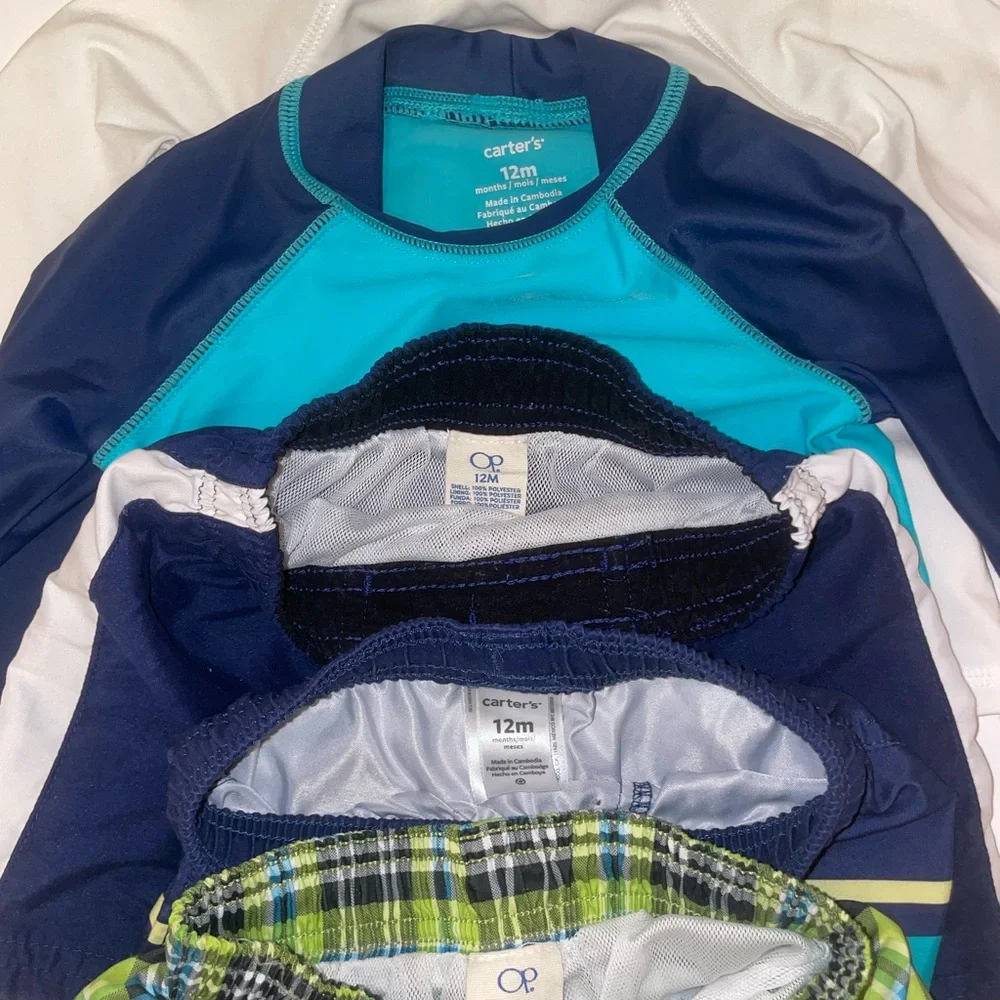 Kids Swim Set - Blue and Green - Picture 3 of 3